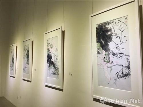 宗锡涛 《荷》系列作品 纸本设色